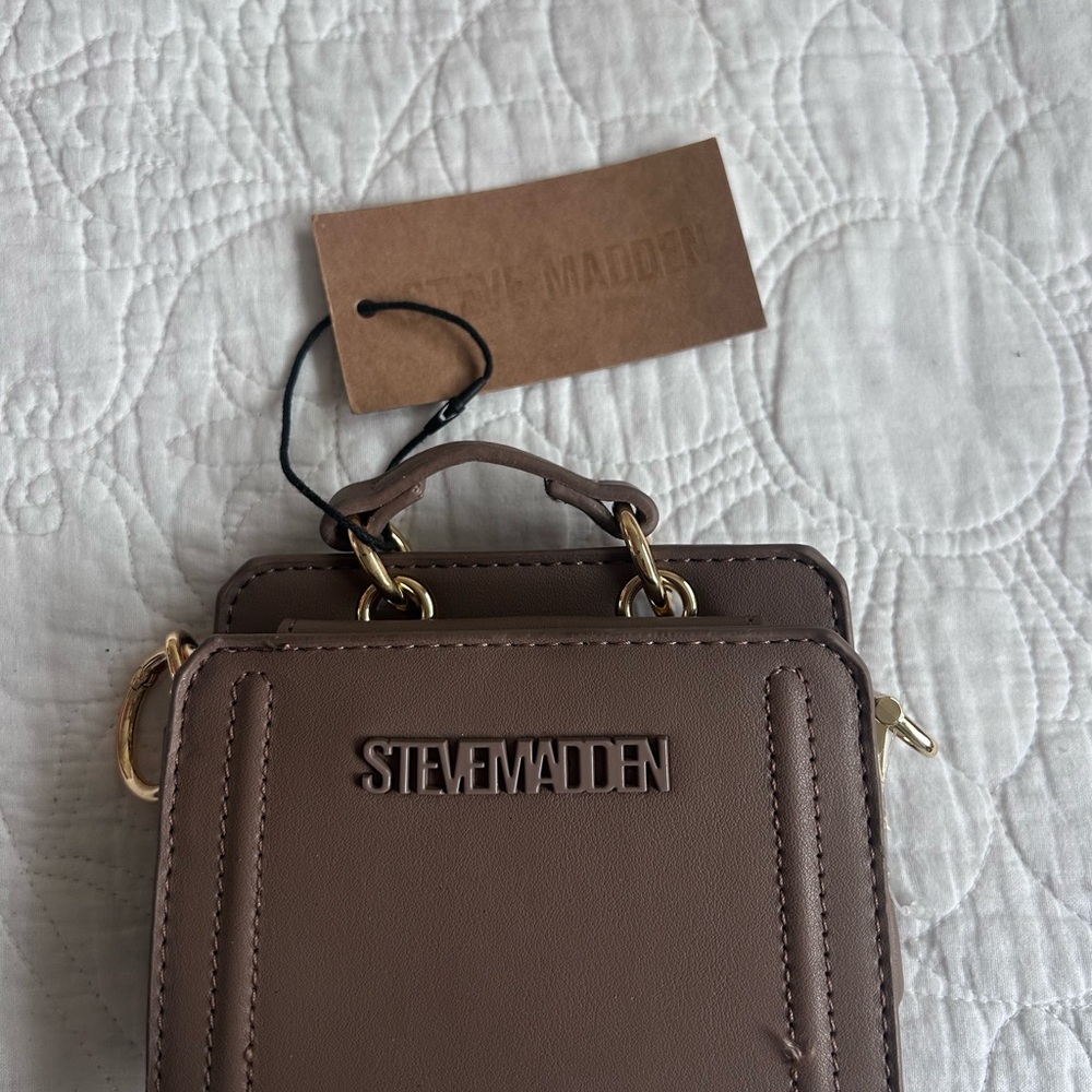 Steve Madden Taupe Mini Bag
